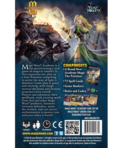 Mage Wars Academy: Priestess Expansion Card Game $33.66 Card Games