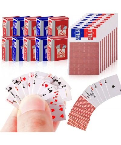 10 Set Mini Playing Cards Miniature Dollhouse Furniture Accessories Games Poker Playing Card Dollhouse Mini Poker 1:12 Small ...