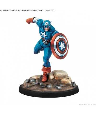 Marvel Crisis Protocol Captain America & The Original Human Torch Character Pack | Miniatures Battle Strategy Game Ages 14+ 2...