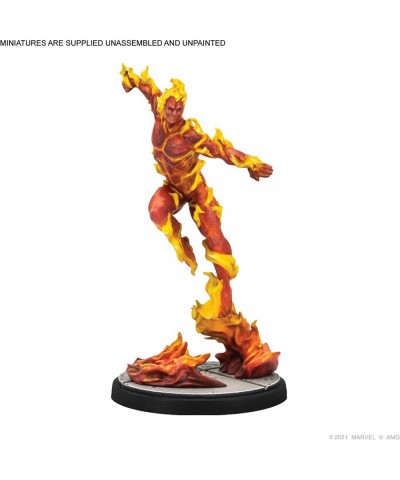 Marvel Crisis Protocol Captain America & The Original Human Torch Character Pack | Miniatures Battle Strategy Game Ages 14+ 2...