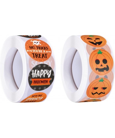 1000pcs Halloween Stickers  1inch Halloween Round Stickers Pumpkin Label Cute Halloween Stickers for Kids Party Decorations $...