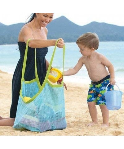 Beach Mesh Tote Bag Large Durable Beach Bag Tote XL Size Mesh Bag for Beach Family Children Play Perfect for Beach Swimming o...