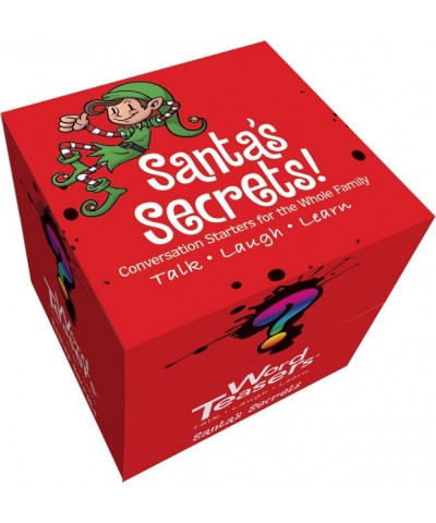 Santa's Secrets - Christmas Trivia Game for Families - Christmas Conversation Cards & Christmas Party Game - 150 Holiday Triv...