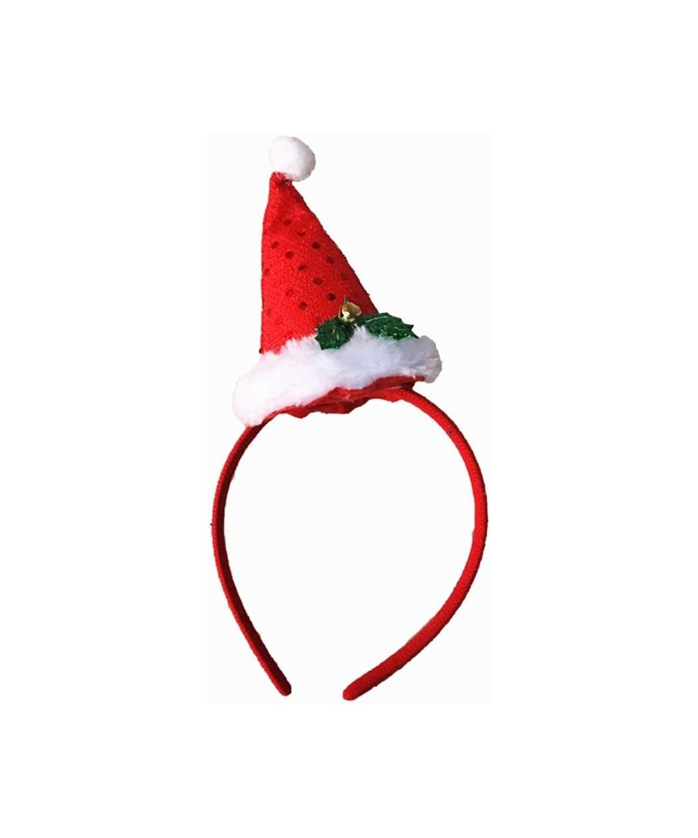 Christmas Headband Santa Claus Hair Band with Bell Christmas Fancy Dress Costumes Accessory Party Favors $22.02 Kids' Party Hats