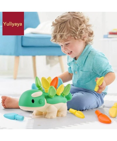 Baby Montessori Learning Activites Toy - Toddler Educational Dinosaur Kids Fine Motor Skills Development Sorting Sensory Toy ...