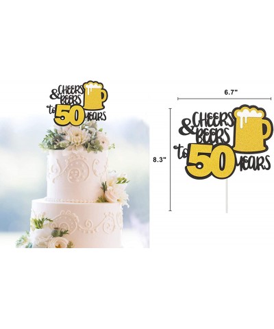 50th Birthday Decorations Kit - Cheers to 50 Years Banner Balloon - 50th Years Old Party Supplies 50th Anniversary Decoration...