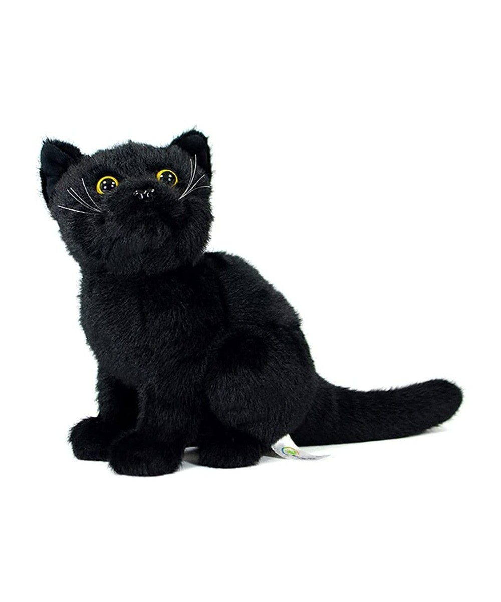 Simulation Black Cat Standing Soft Stuffed Plush Toy 9" Long… $46.52 Stuffed Animals & Teddy Bears