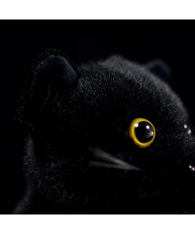 Simulation Black Cat Standing Soft Stuffed Plush Toy 9" Long… $46.52 Stuffed Animals & Teddy Bears