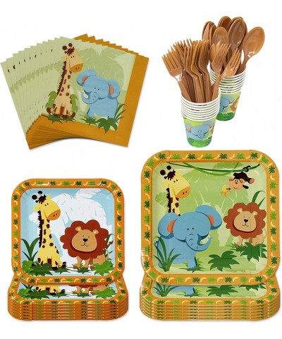 Safari Party Supplies Packs (116 Pieces for 16 Guests) - Safari Baby Shower Decorations for Boy Safari Animal Party Supplies ...