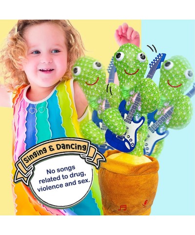 Dancing Cactus Talking Cactus Toy for Baby Cactus Toy Mimic with Numerous Popular Songs | Rechargeable | Singing Electric Mus...