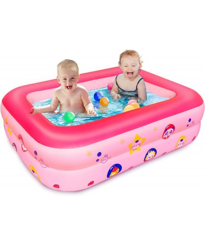 Kiddie Pool Toys for 1 2 3 Year Old Girl Gifts Inflatable Swimming Pools for Kids Toys Age 1-3 Years Summer Water Kiddy Baby ...