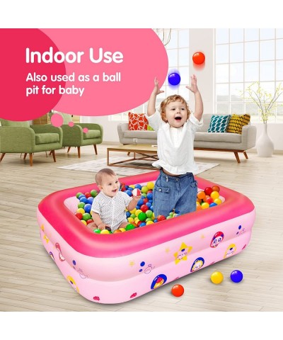 Kiddie Pool Toys for 1 2 3 Year Old Girl Gifts Inflatable Swimming Pools for Kids Toys Age 1-3 Years Summer Water Kiddy Baby ...