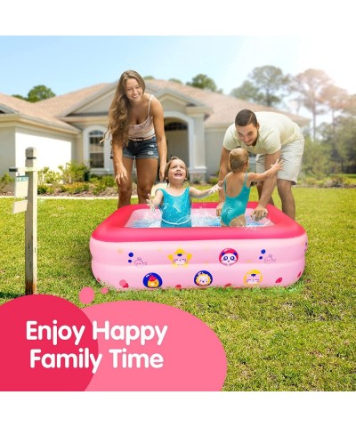 Kiddie Pool Toys for 1 2 3 Year Old Girl Gifts Inflatable Swimming Pools for Kids Toys Age 1-3 Years Summer Water Kiddy Baby ...