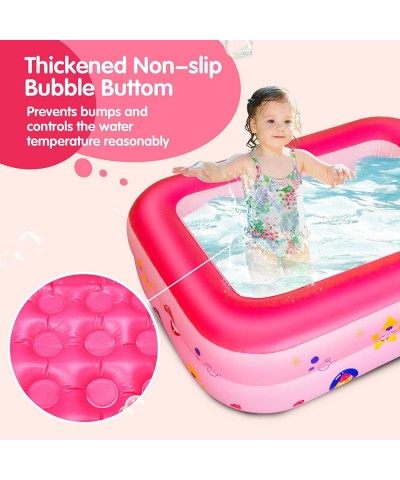 Kiddie Pool Toys for 1 2 3 Year Old Girl Gifts Inflatable Swimming Pools for Kids Toys Age 1-3 Years Summer Water Kiddy Baby ...