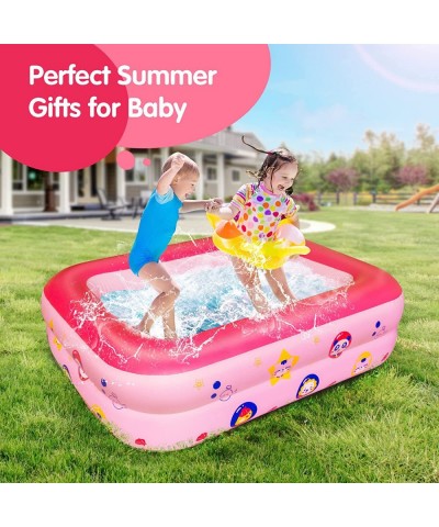 Kiddie Pool Toys for 1 2 3 Year Old Girl Gifts Inflatable Swimming Pools for Kids Toys Age 1-3 Years Summer Water Kiddy Baby ...