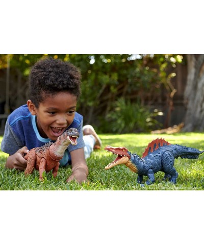 Jurassic World Dominion Massive Action Siamosaurus Dinosaur Figure Attack Action & Chomp Large Range of Motion Physical & Dig...