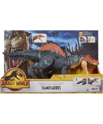 Jurassic World Dominion Massive Action Siamosaurus Dinosaur Figure Attack Action & Chomp Large Range of Motion Physical & Dig...