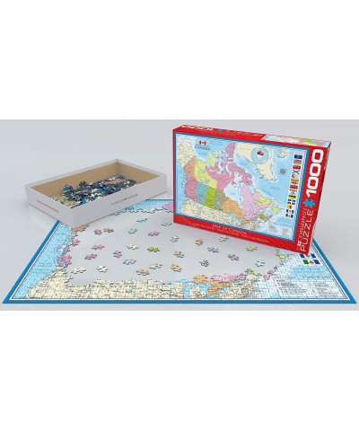 Map of Canada Puzzle (1000 Piece) $46.89 Jigsaw Puzzles