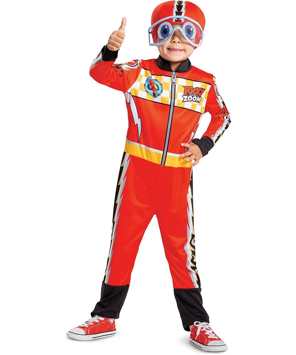 Ricky Zoom Costume for Kids Official Ricky Zoom Jumpsuit with Soft Helmet Classic Toddler $31.20 Kids' Costumes