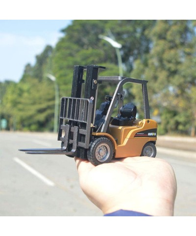 Forklift Trucks Toy Alloy Fork Truck Models Warehouse Construction Truck Vehicle Model Engineering Car Toy Boy Gift (Forklift...