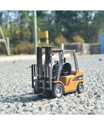 Forklift Trucks Toy Alloy Fork Truck Models Warehouse Construction Truck Vehicle Model Engineering Car Toy Boy Gift (Forklift...