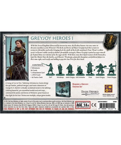 A Song of Ice and Fire Tabletop Miniatures Game Greyjoy Heroes I Box Set | Strategy Game for Teens and Adults | Ages 14+ | 2+...