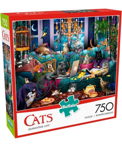 Quarantine Cats - 750 Piece Jigsaw Puzzle $25.92 Jigsaw Puzzles