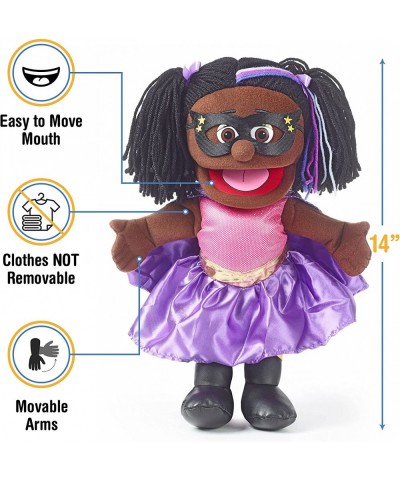 14" Superhero Black Girl Hand Puppet $52.29 Hand Puppets