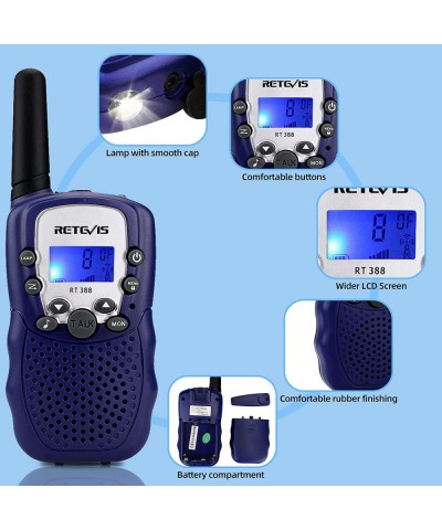 RT-388 Walkie Talkies for Kids 22 CH VOX Long Range Toy Walkie Talkie for Boys Girls Aged 6-12 Portable Ideal Gifts Outdoor C...