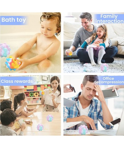 3D Pop It Ball Fidget Toys Sensory Toys for Autistic Children Squishy Stress Ball for Kids Stretchy Balls Stress Relief Toy A...