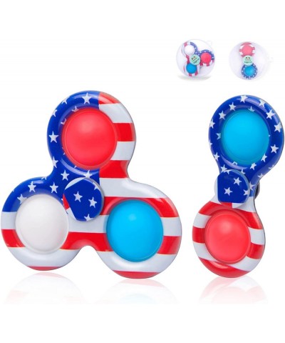 2 Pcs Fidget Toy Stress Relieving Fidgeting Game for Kids and Adults Cute Mini Unique Gadget Spinner for Anxiety Relief and K...