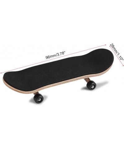 Fingerboard Skateboard 1Pc Maple Wooden+Alloy Fingerboard Finger Skateboards with Box Reduce Pressure Kids Gifts(Black) $17.1...