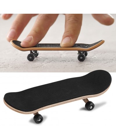 Fingerboard Skateboard 1Pc Maple Wooden+Alloy Fingerboard Finger Skateboards with Box Reduce Pressure Kids Gifts(Black) $17.1...