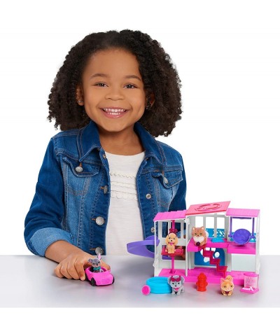 Barbie Pet Dreamhouse 2-Sided Playset 10-pieces Include Pets and Accessories $29.43 Doll Playsets