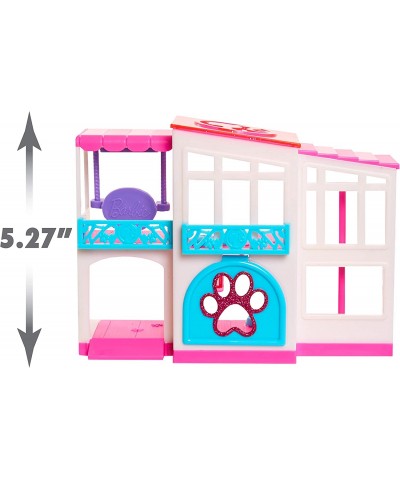 Barbie Pet Dreamhouse 2-Sided Playset 10-pieces Include Pets and Accessories $29.43 Doll Playsets