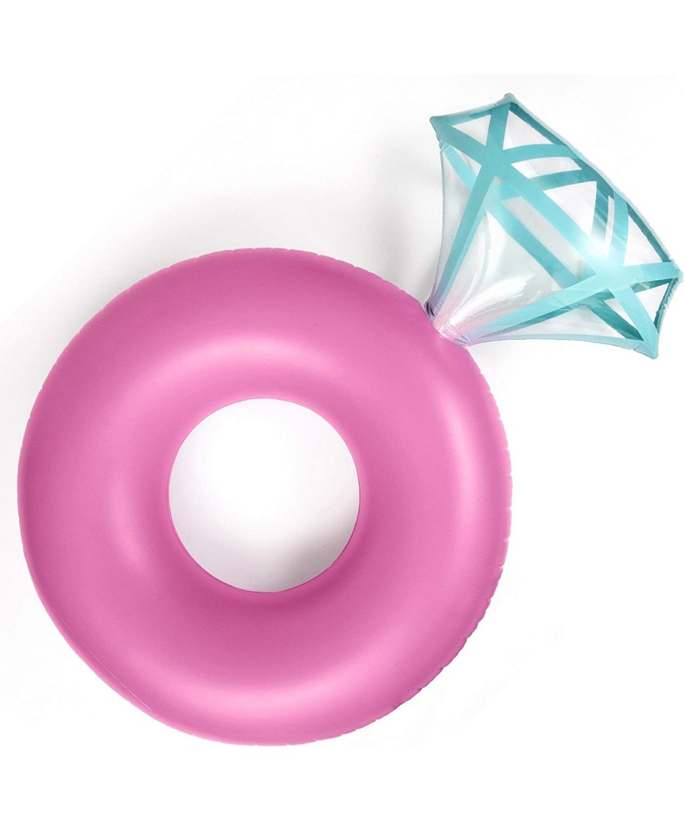 1 Giant Pink Diamond Ring Shape | 50" Diameter Inflatable Water Floats for Pool Party $33.01 Swimming Pool & Outdoor Water Toys