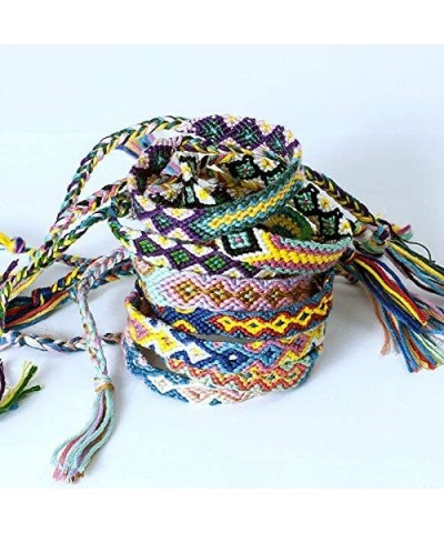 Pack of 12 Vacation Patterns Nepal Woven Friendship Bracelets $22.05 Kids' Dress-Up Accessories