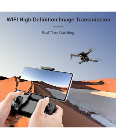 S68 RC Drone with Camera 4K HD WiFi FPV Mini Drone for Kids and Adults Foldable RC Quadcopter with Gravity Sensor Control 3D ...