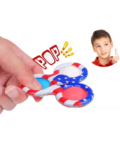 2 Pcs Fidget Toy Stress Relieving Fidgeting Game for Kids and Adults Cute Mini Unique Gadget Spinner for Anxiety Relief and K...