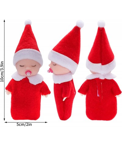 7Pcs Colorful Christmas Sucking Pacifier Baby Elf Doll - Christmas Baby Boy & Girl Little Elf Dolls - Xmas Decorations Kids T...