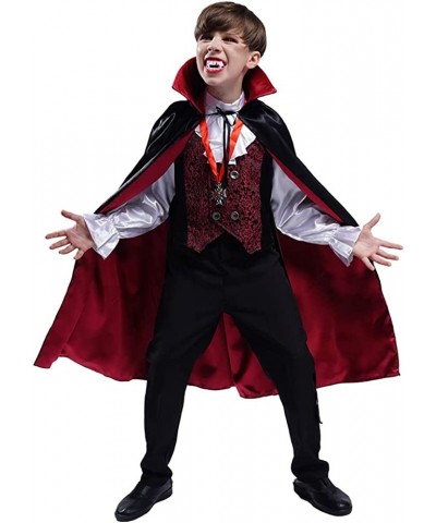 Boy Scary Vampire Costume Cosplay Halloween for Kids $45.71 Kids' Costumes