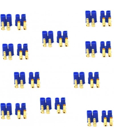 10 Pair EC3 Connector 3.5mm Gold Bullet Banana Plug Female Male RC ESC LIPO Battery Electric Motor Airplane Quadcopter Parts ...