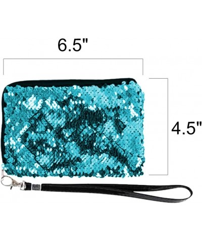 Flip Sequin Wristlets For Kids Set of 4 Cute Purses for Girls with Color Changing Sequins and Zipper Cute Mermaid Party Favor...