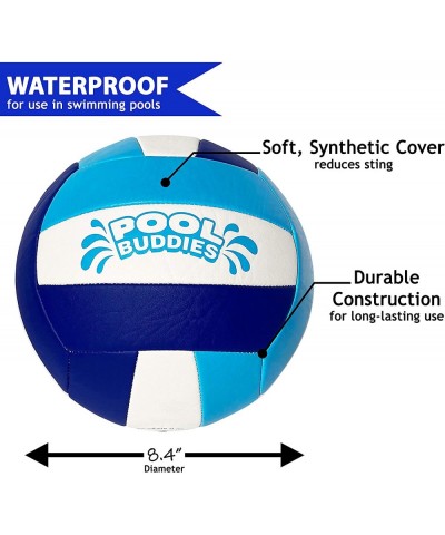 Swimming Pool Water Volleyball with Soft Cover | Pool Buddies Waterproof Reduced-Sting Soft Touch Cover | Regulation Beach Vo...