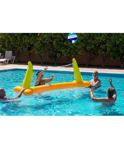 Swimming Pool Water Volleyball with Soft Cover | Pool Buddies Waterproof Reduced-Sting Soft Touch Cover | Regulation Beach Vo...